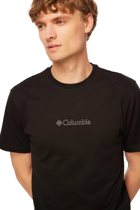 Columbia - CSC Branded Mini EMB Erkek Kisa Kollu T-Shirt - CS0339 Siyah