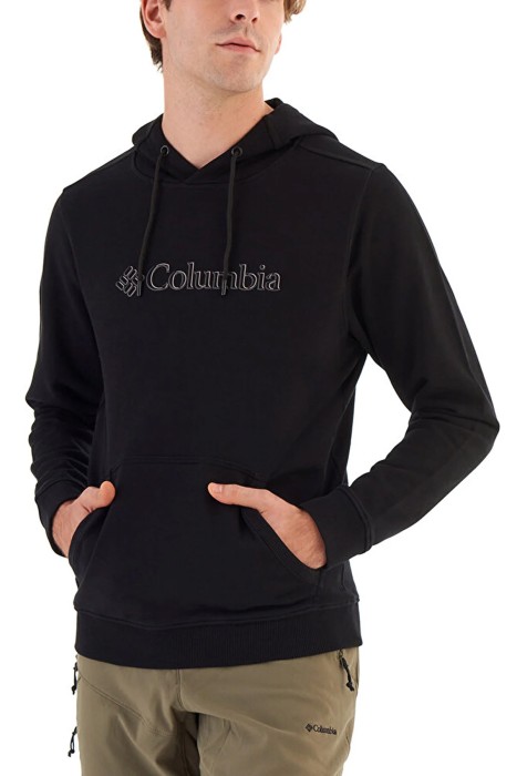 CSC Branded Shadow Erkek Kapüşonlu Sweatshirt - CS0332 Siyah