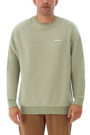 CSC Gem Columbia Label Erkek Sweatshirt - CS0382 Açık Yeşil - 1