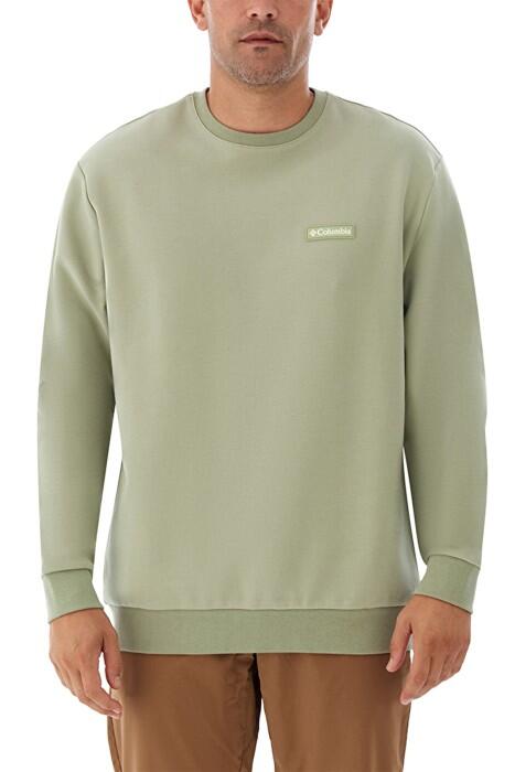 CSC Gem Columbia Label Erkek Sweatshirt - CS0382 Açık Yeşil - 1