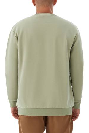 CSC Gem Columbia Label Erkek Sweatshirt - CS0382 Açık Yeşil - 2