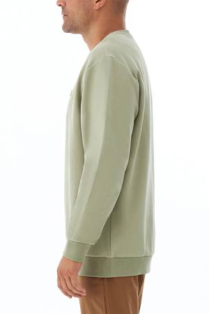 CSC Gem Columbia Label Erkek Sweatshirt - CS0382 Açık Yeşil - 3