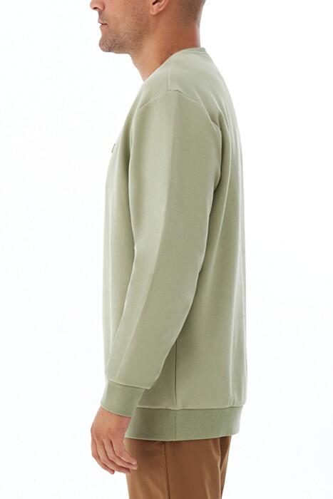 CSC Gem Columbia Label Erkek Sweatshirt - CS0382 Açık Yeşil - 3