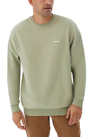 CSC Gem Columbia Label Erkek Sweatshirt - CS0382 Açık Yeşil - 4