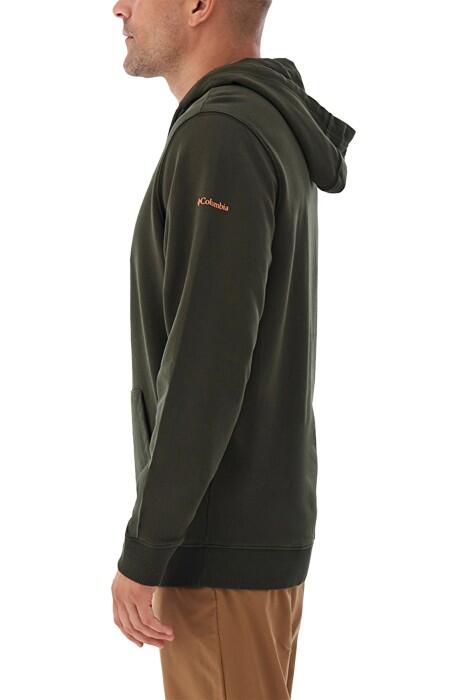CSC Linear Drifts Erkek Kapüşonlu Sweatshirt - CS0392 Koyu Yeşil - 3