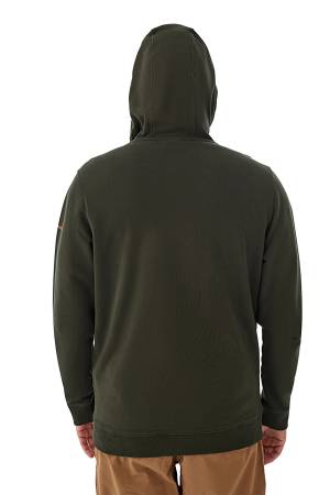 CSC Linear Drifts Erkek Kapüşonlu Sweatshirt - CS0392 Koyu Yeşil - 6