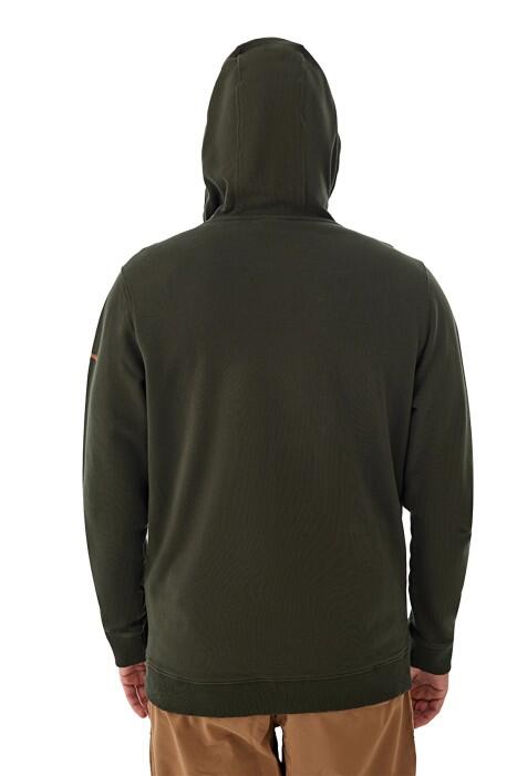 CSC Linear Drifts Erkek Kapüşonlu Sweatshirt - CS0392 Koyu Yeşil - 6