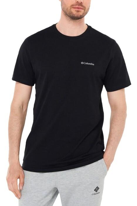 CSC M Basic Logo Brushed Erkek Kısa Kollu T-Shirt - CS0282 Siyah