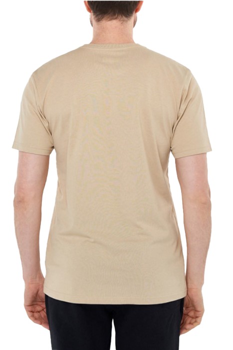 CSC M Basic Logo Brushed Erkek Kısa Kollu T-Shirt - CS0287 Deve tüyü