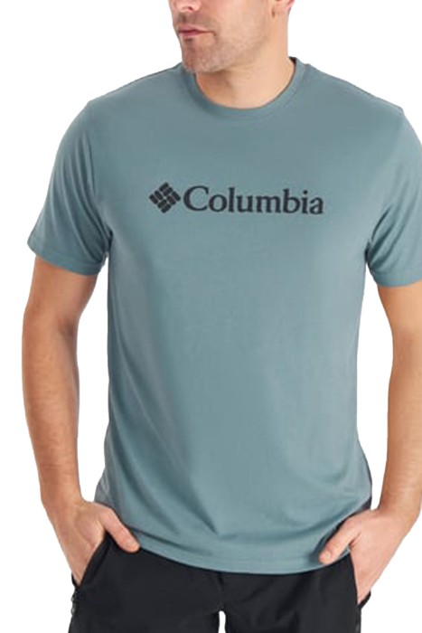 CSC M Basic Logo Brushed Erkek Kısa Kollu T-Shirt - CS0287 Mavi