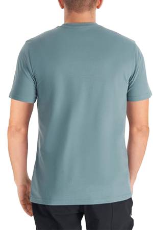 CSC M Basic Logo Brushed Erkek Kısa Kollu T-Shirt - CS0287 Mavi - Thumbnail