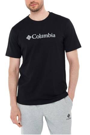 CSC M Basic Logo Brushed Erkek Kısa Kollu T-Shirt - CS0287 Siyah - Thumbnail