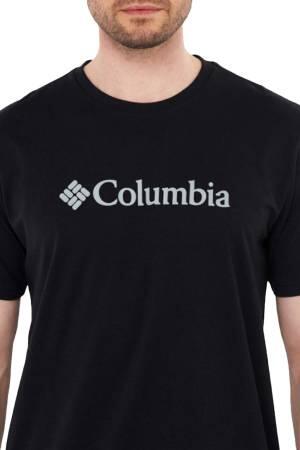 CSC M Basic Logo Brushed Erkek Kısa Kollu T-Shirt - CS0287 Siyah - Thumbnail