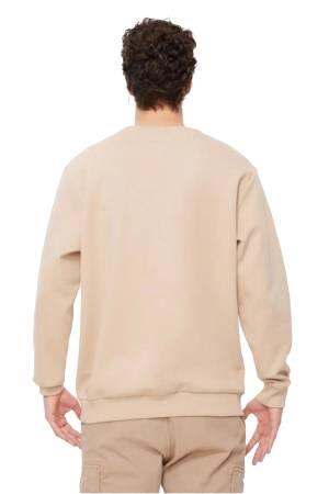 CSC Nature And Back Erkek Sweatshirt - CS0329 Deve Tüyü - 4