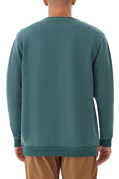 CSC Nature And Back Erkek Sweatshirt - CS0329 Yeşil - 2