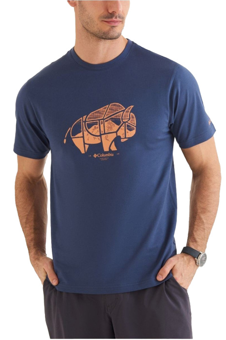 CSC Range Roamer Erkek Kısa Kollu T-shirt Dağ Mavisi - 1