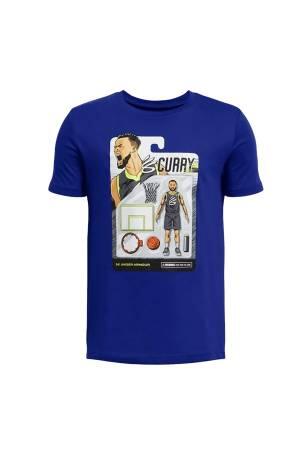 Curry Animated Tee 1 Erkek Çocuk T-Shirt - 1383860 Mavi - Thumbnail