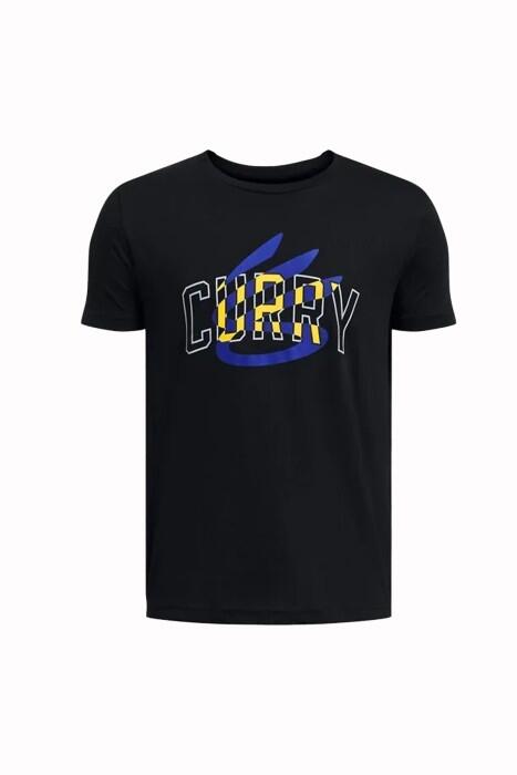 Curry Logo Tee Erkek Çocuk T-Shirt - 1383859 Siyah - 1