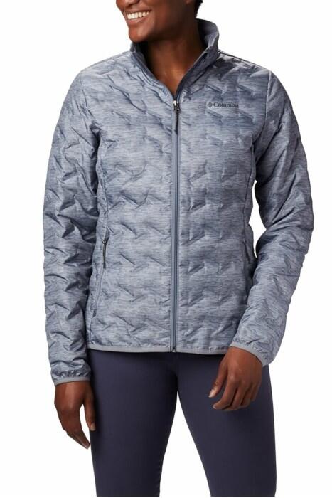 Columbia - Delta Ridge Down Jacket Kadın Kaz Tüyü Mont - WK0259 Gri