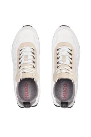 Deri Süet Sneaker Erkek Ayakkabı - 50470382 Beyaz - Thumbnail