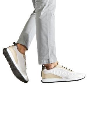 Deri Süet Sneaker Erkek Ayakkabı - 50470382 Beyaz - Thumbnail