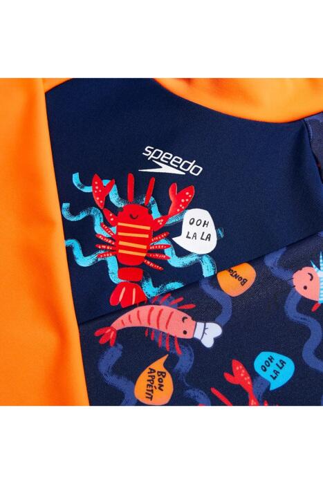 Digi Ls Rash Top Jm Bebek Koruyucu Üst - 8-00384316830 Mavi/Turuncu - 3