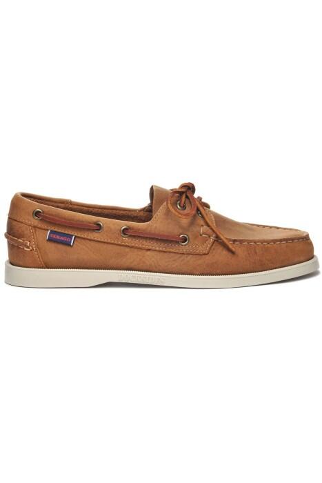 Sebago - Docksİdes Portland Crazy Horse Erkek Deri Ayakkabı - 70015H0 Taba