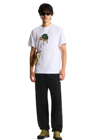 Donkey Taxi Relaxed Erkek T-Shirt - NF0A8G9F Beyaz - 2