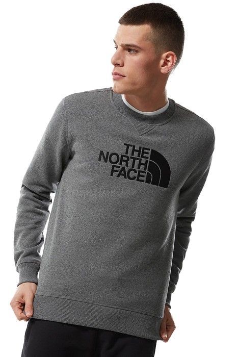 The North Face - Drew Peak Crew Erkek SweaShirt - NF0A4SVR Gri