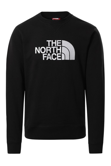 The North Face - Drew Peak Crew Erkek SweaShirt - NF0A4SVR Siyah/Beyaz