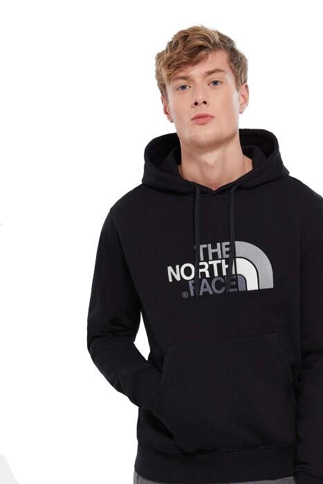 The North Face - Drew Peak Plv Hd Erkek Sweatshirt- NF00AHJY Siyah/Siyah