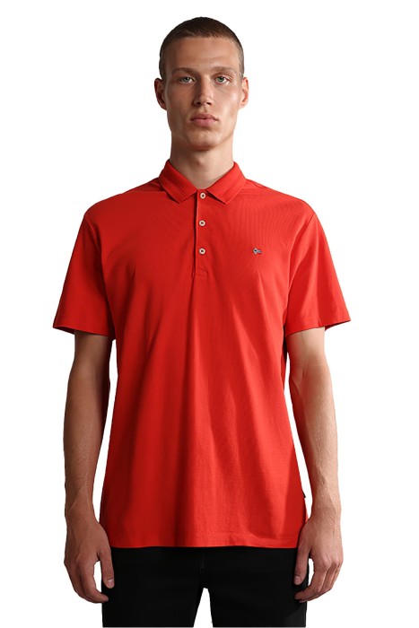 Napapijri - Ealis Ss 1 Polo Yaka T-Shirt - NP0A4GDK Kırmızı