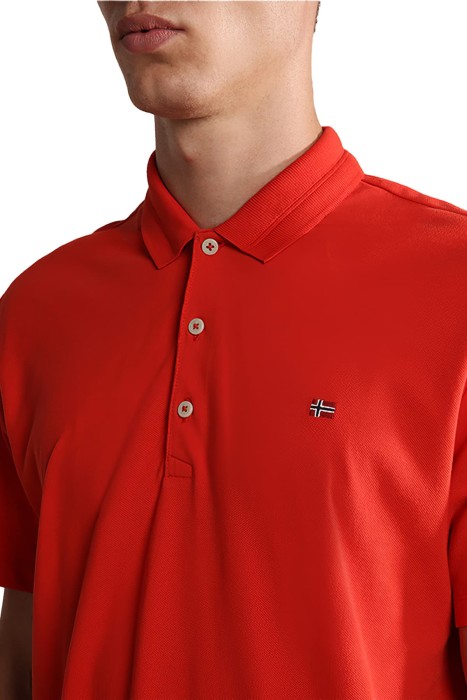 Ealis Ss 1 Polo Yaka T-Shirt - NP0A4GDK Kırmızı