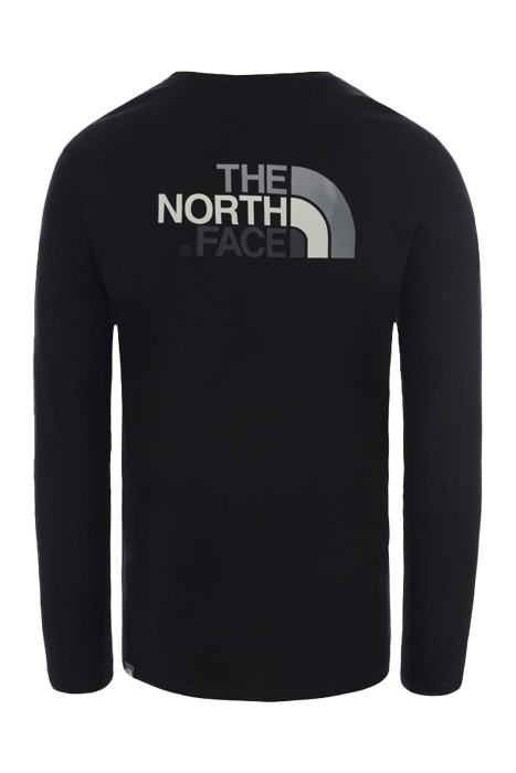 The North Face - Easy Tee - Eu Erkek Uzun Kollu T-Shirt - NF0A2TX1 Siyah/Siyah