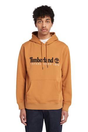 Embroidery Logo Brush Back Erkek SweatShirt - TB0A5NR2 Açık Kahverengi - 1