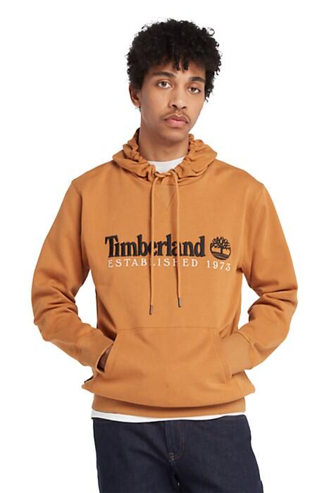 Embroidery Logo Brush Back Erkek SweatShirt - TB0A5NR2 Açık Kahverengi - 2