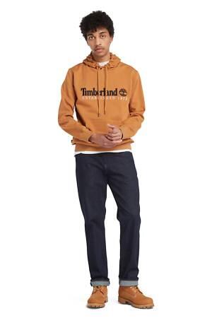 Embroidery Logo Brush Back Erkek SweatShirt - TB0A5NR2 Açık Kahverengi - 4
