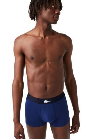 Erkek Baskılı 3'lü Boxer - 5H1774 Lacivert/Beyaz - Lacoste