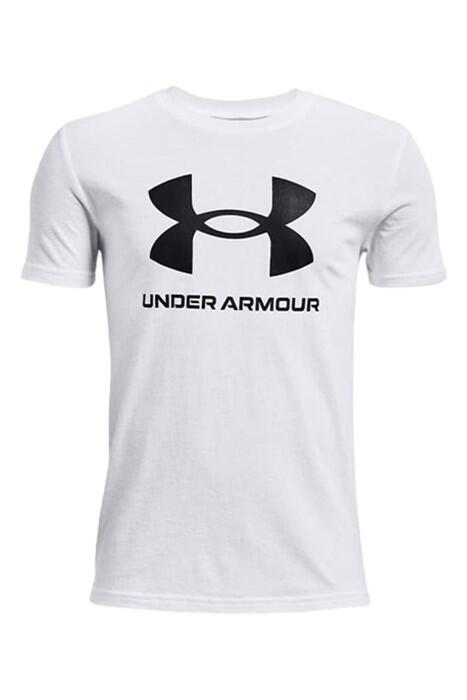 Under Armour - Erkek Çocuk Spor T-Shirt - 1363282 Beyaz/Gri