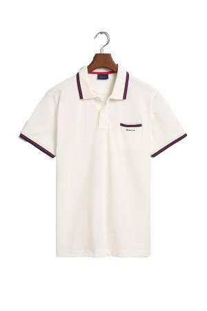 Erkek Polo Yaka T-Shirt - 2003170 Beyaz - Thumbnail