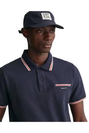 Erkek Polo Yaka T-Shirt - 2003170 Lacivert - Thumbnail