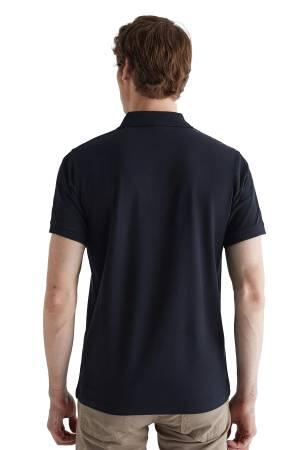 Erkek Polo Yaka T-Shirt - 2423111T Siyah - Thumbnail