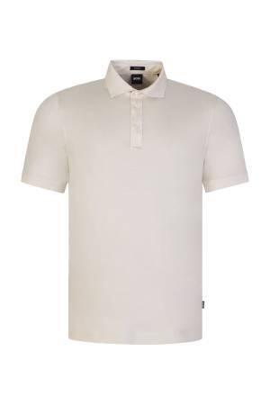 Erkek Polo Yaka T-Shirt - 50491137 Krem - Thumbnail