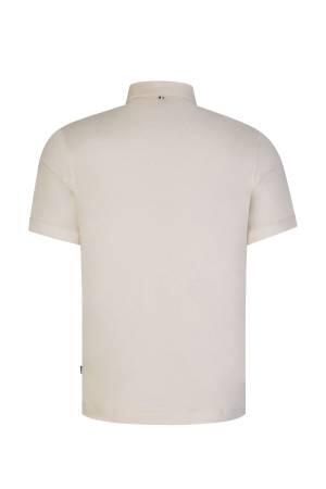 Erkek Polo Yaka T-Shirt - 50491137 Krem - Thumbnail