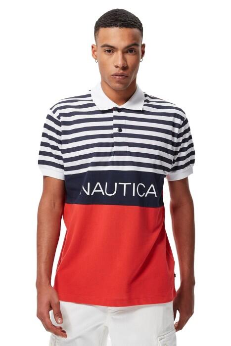 Nautica - Erkek Polo Yaka T-Shirt - K35011T Pembe