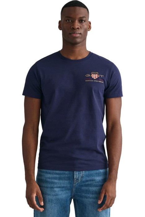 Gant - Erkek Regular Fit T-Shirt - 2003081 Lacivert