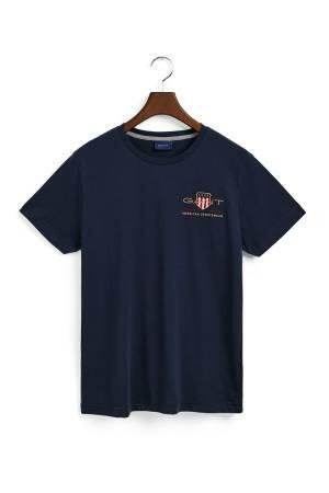 Erkek Regular Fit T-Shirt - 2003081 Lacivert - Thumbnail
