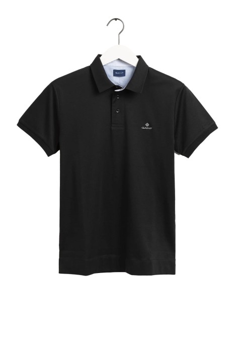 Erkek Slim Fit Polo Yaka T-Shirt - 2042007 Siyah