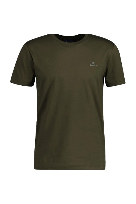 Gant - Erkek Slim Fit T-Shirt - 2043001 Yeşil