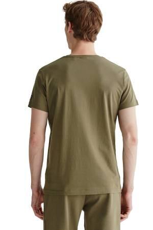 Erkek T-Shirt - 2323103T Yeşil - Thumbnail